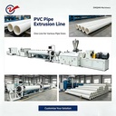 Energy saving Small medium PVC Pipe Extrusion Machine 20110mm PVC Plumbing Tube Production Equipment