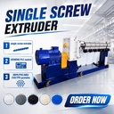 Production Line Manufacturer Direct Customize Single Screw Extruder for HDPE PVC EVA TPO TPE Plastic Processing Equipment