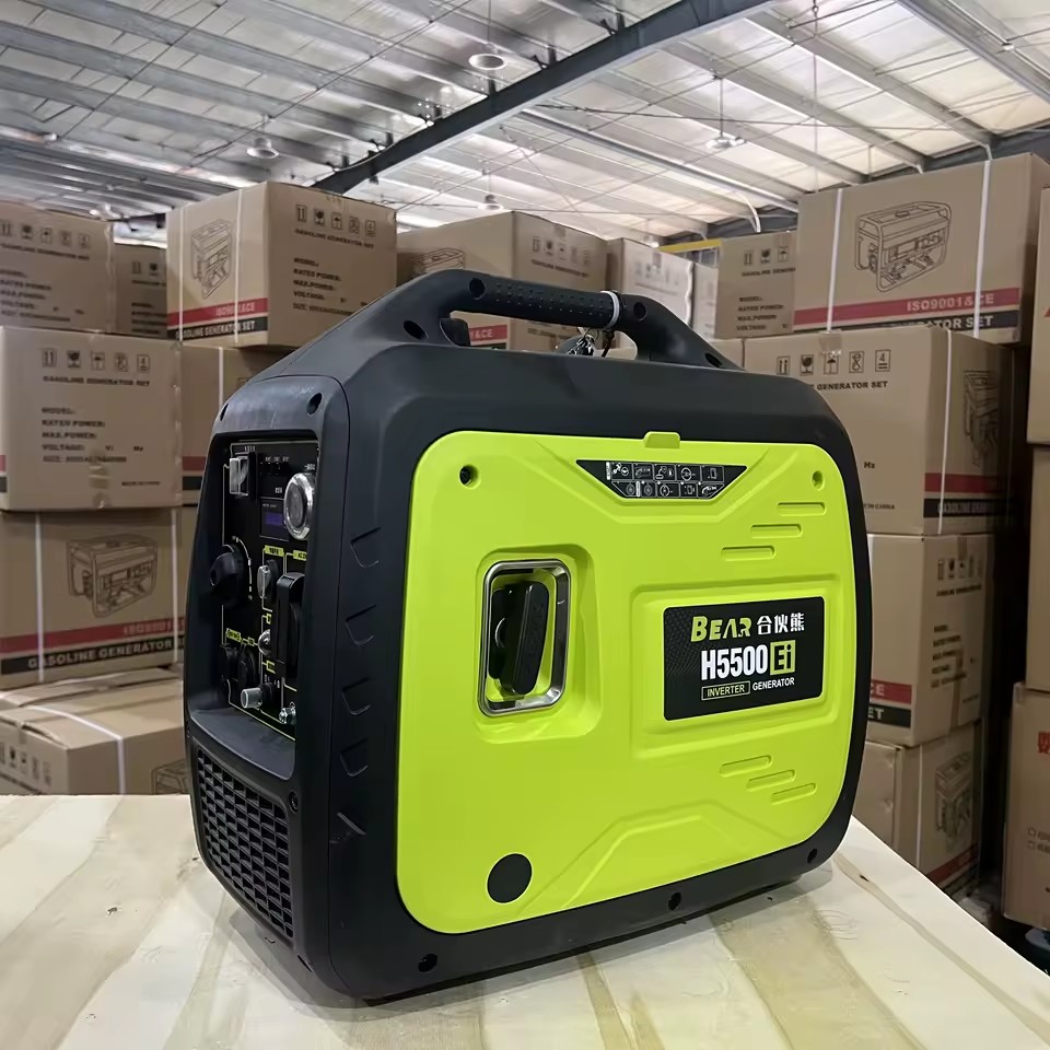 3kW 4kW 5kW 6kW Silent Gasoline Inverter Generator PortablePure Sine Wave Generator220V/380V Use Home RV Camping Backup