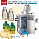 Automatic Multi-track Vertical Special Shape Sachet Packing Machine Essential Oil Sunscreen Cream Packaging Machine