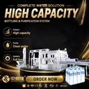 High Capacity Automatic Bottled Water Production Line Mineral Water Filling Machine Complete Purification System
