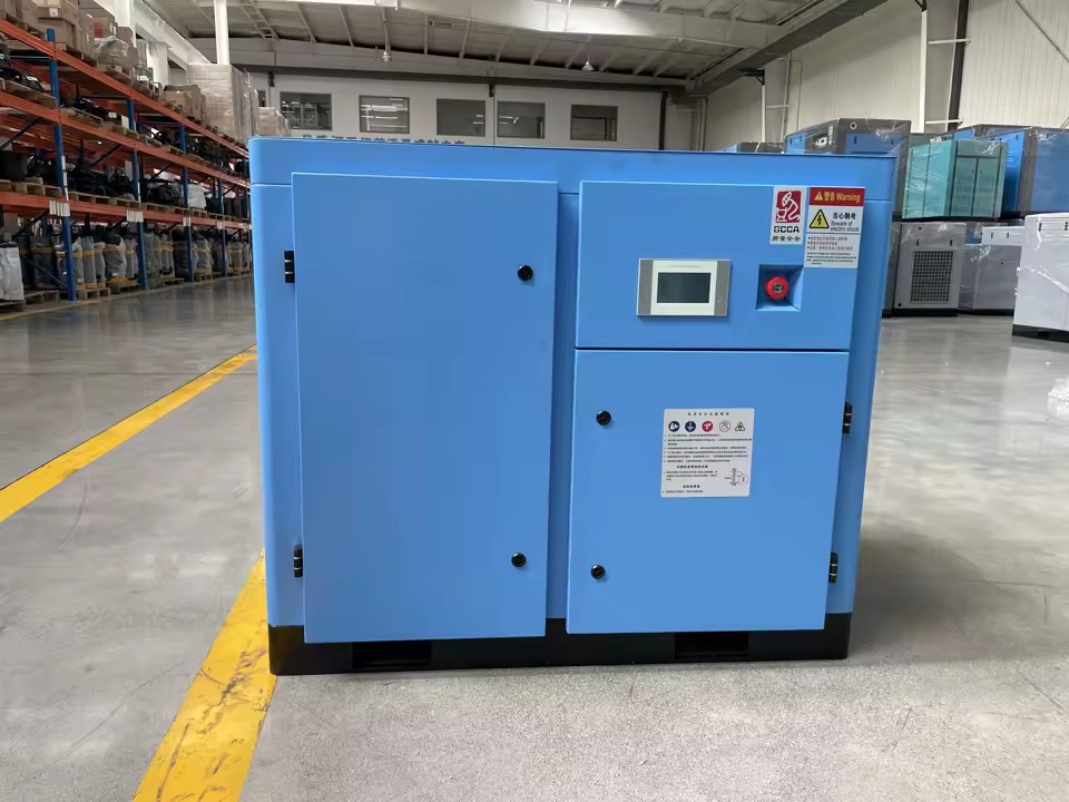 Fixed Speed Rotary Screw Air Compressor 8bar 10bar Industrial Compressor Factory Supply
