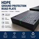4x8ft Heavy Duty Excavator HDPE Durabase Customizable Cutting Oil Field Temporary Ground Protection Mats for Heavy Equipment