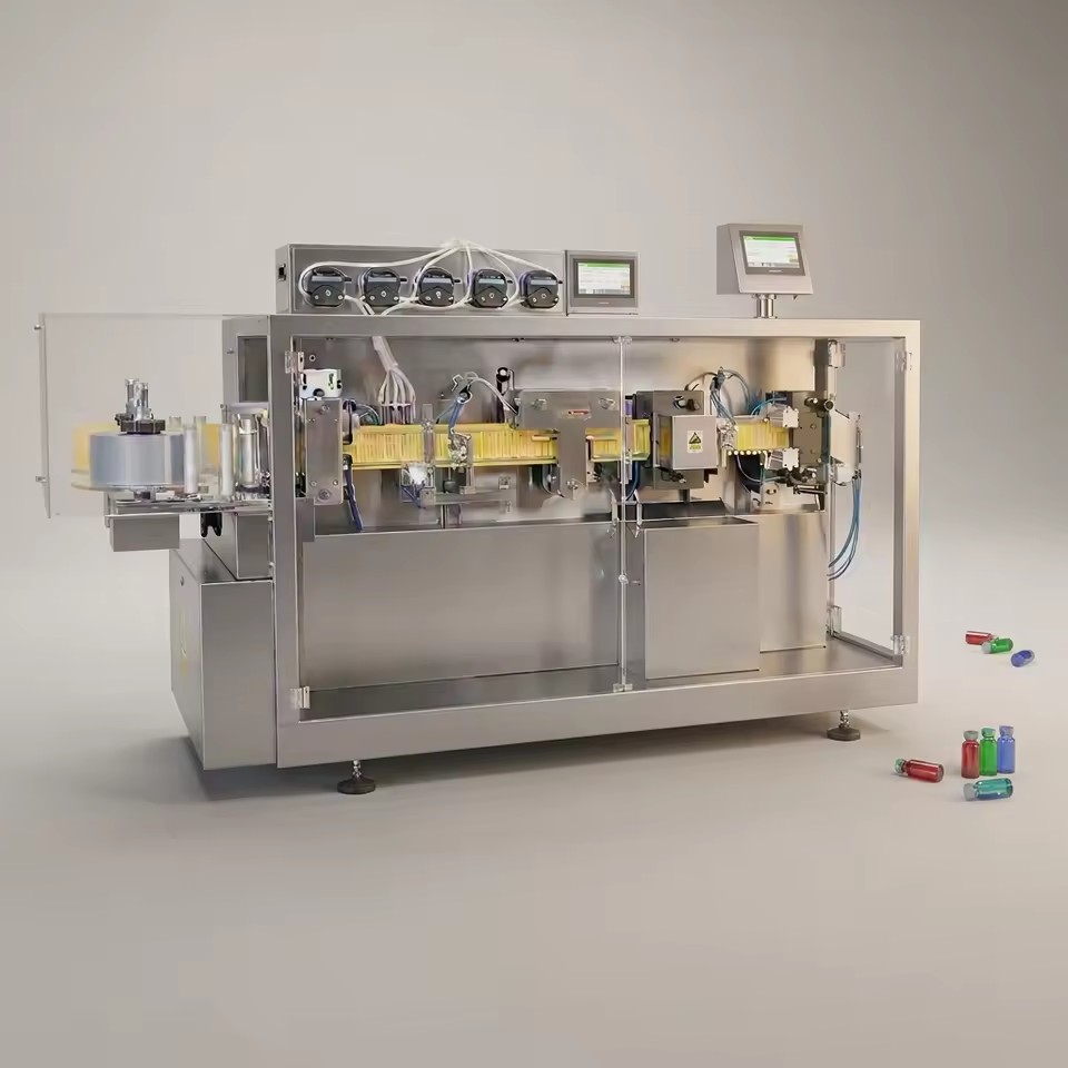 Plastic Ampoule Liquid Filling Sealing Machine Compact Form Fill Seal Equipment for Lab Chemical