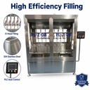 High Productivity 220V Automatic Gravity Liquid Filling Machine CYGZ-0A for Water Cosmetic Use Glass/Plastic/Metal