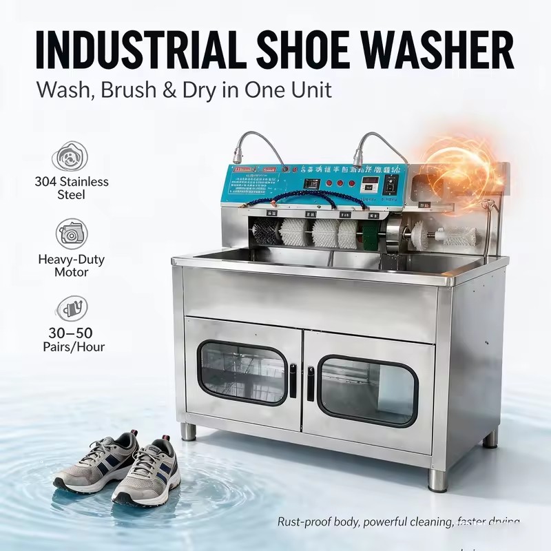High Efficiency Shoe Cleaning Machine Factory Direct Washing and Shoe Cleaning Machine Shoes Washing Machine
