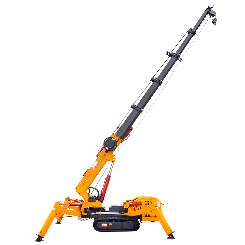 8M to 24M Outdoor All Terrains Crawler Lifting Crane 3T Jib Spider Crane Price