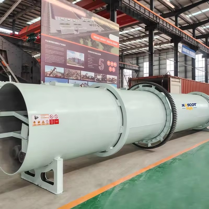 Ore Rotary Dryer Machine High Efficiency Industrial Drying Equipment 50TPH Energy Saving Dryer for Mineral Concentrate