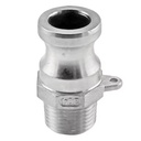 Cam Lock Fittings (DIN15 Type A) Stainless Steel 304 BSPP/BSPT Corrosion-resistant Quick Coupling Welding Coupler Forged