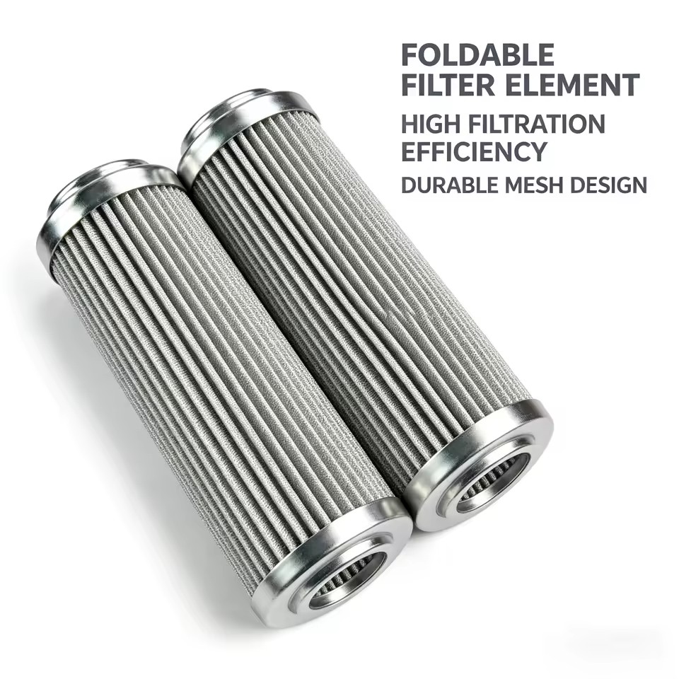 Stainless Steel Pleated Filter Cartridge for Engine Air Filter with High Precision High Density Excellent Filtration Performance