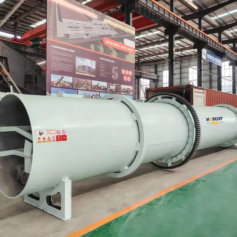 Slag Rotary Dryer Machine High Efficiency Industrial Drying Equipment 50TPH Energy Saving Dryer for Granulated Slag Plant