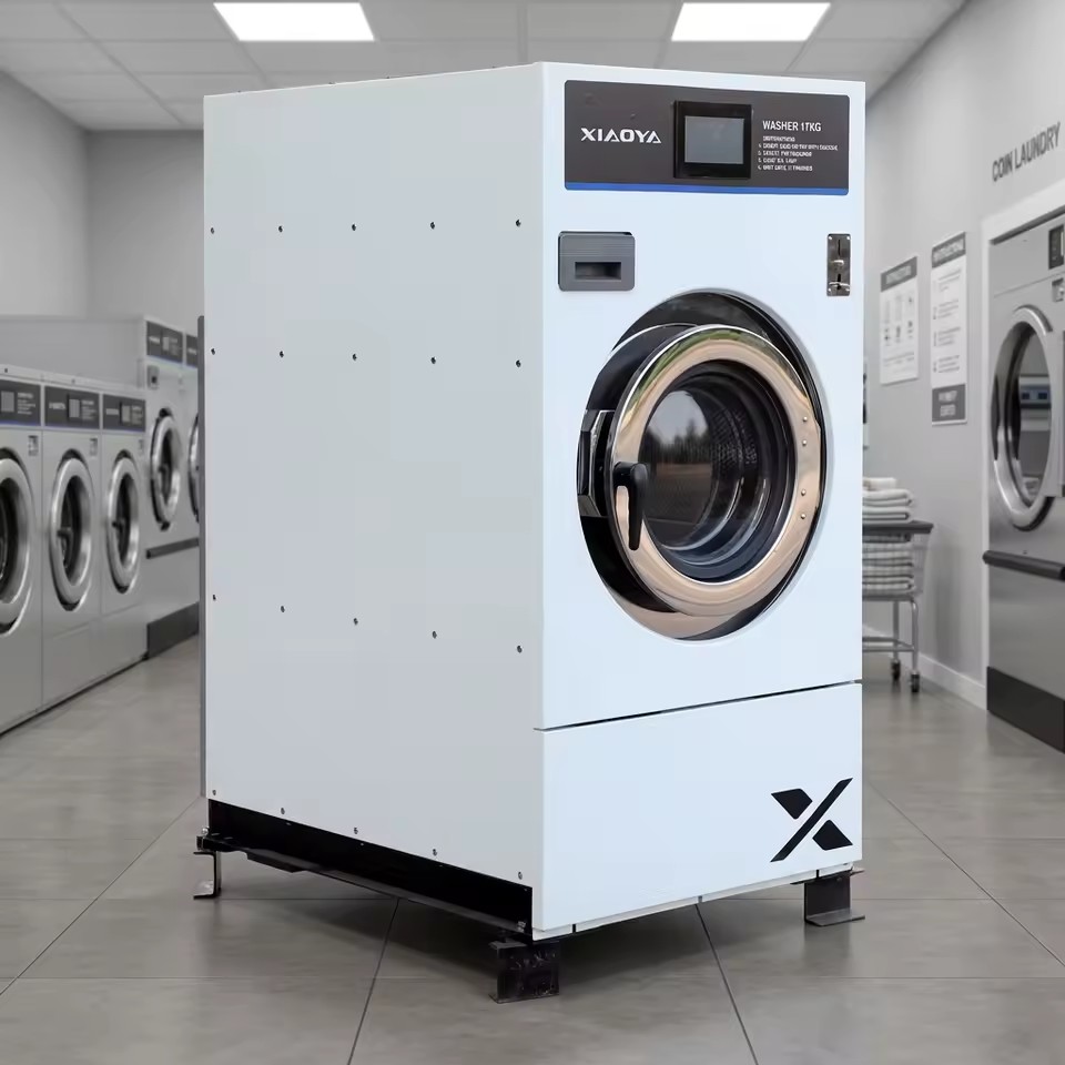 Energy Saving Low Noise Soft Mount Shock Absorbing Fully Automatic Drying Machine Cold Water Cleaning Steam Heat Thick Stainless