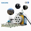 Single-screw DN300mm-4000mm HDPE Hollow Wall Winding Pipe Extrusion Line | High-Accuracy Plastic Sewage Pipe Making