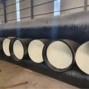 ISO Certified ERW Welded Oval Steel Pipe with 3-layer PE Coating for Petroleum Refining Projects