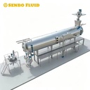 Sanitary Vacuum Belt Dryer 304/316L Stainless Steel Dryer PLC Control CIP System for Fermentation Solid Concentrated Paste