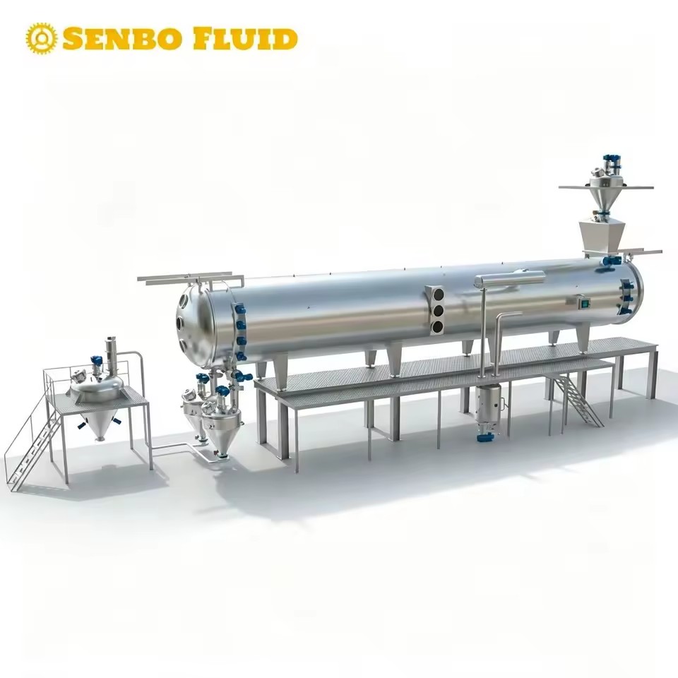 Large Capacity Continuous Vacuum Belt Dryer With PLC Control CIP Cleaning System for Polysaccharide Sweetener Solid Processing