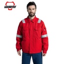 GUARDEVER Fire Resistant Nomex Fireproof Oil Field Winter Fire Proof Safety Jacket