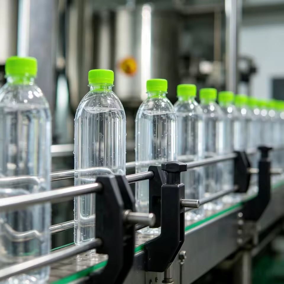 One Stop Solution 10000BPH High-Speed Oil Water Line for Glass/PET Bottles 330ml/500ml Complete Drinking Water Manufacturing