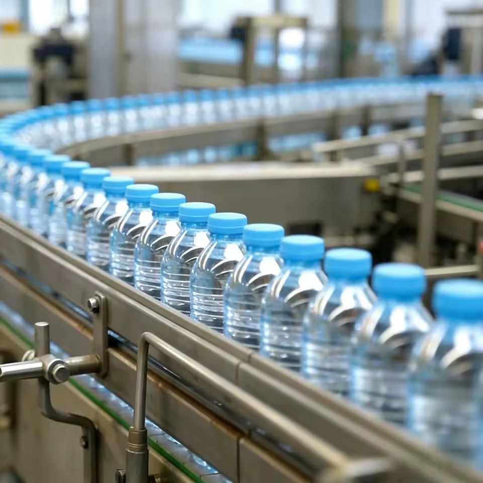 Small Scale 5000BPH Stainless Steel Automatic Water Bottling Machine for Glass and PET Bottles Tea & Oil Production Plant