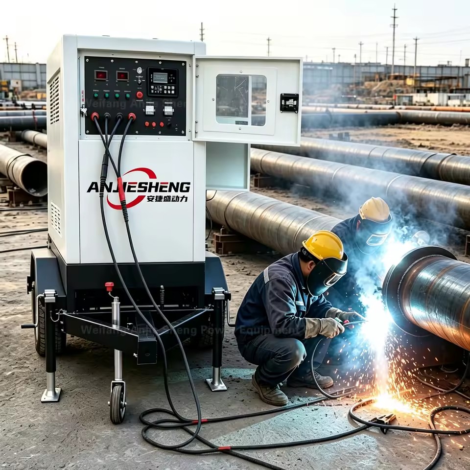 Welding Generator Diesel Welding Machine MAG MMA TIG MIG Welder 400A 500/300A Silent Portable 400V Water Cooled Diesel Generator