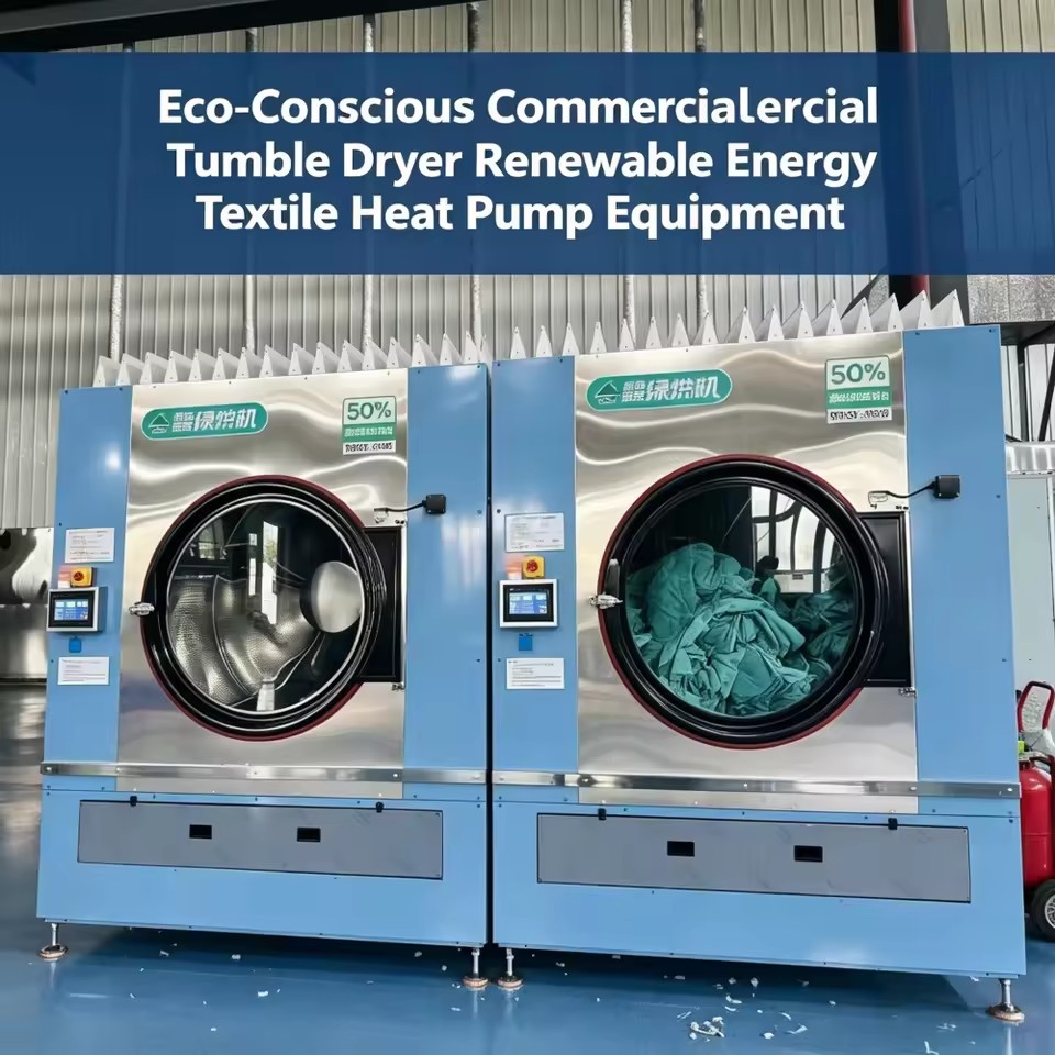 Heat Pump Recycling Drying Equipment Non Condensing Commercial Clothes Dryer
