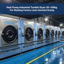 Commercial Bedding Dryer Heat Recovery Design for Sheets Towels Quilts Processing