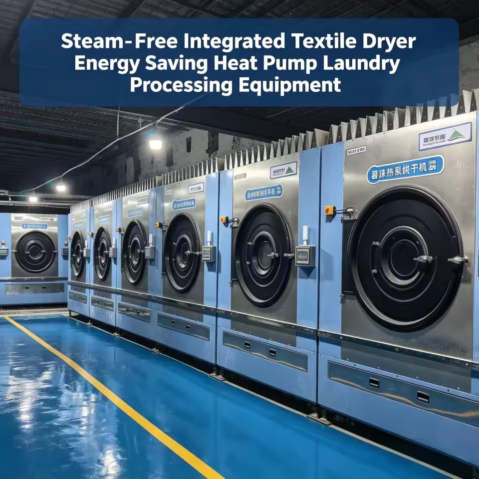Heat Pump Industrial Tumble Dryer 50~160kg for Washing Factory Linen Garment Drying