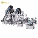 Full Automatic Granule Gummy Candy Soft Chews Counting Filling Bottling Production Line for Bottled Packing