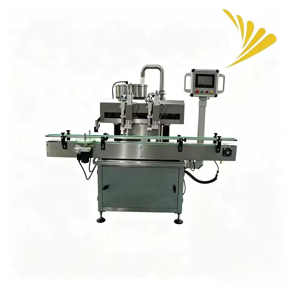 Automatic 2 Heads Rotor Rotary Lobe Pump 100-2000 ml Cosmetic Cream Bottle Filling Machine for Thick Paste Sauce Liquid