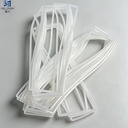 Custom Silicone Rubber Sealing Gasket Multi Size High Temp Waterproof for Heavy Duty Industrial Machinery Valve Equipment Parts
