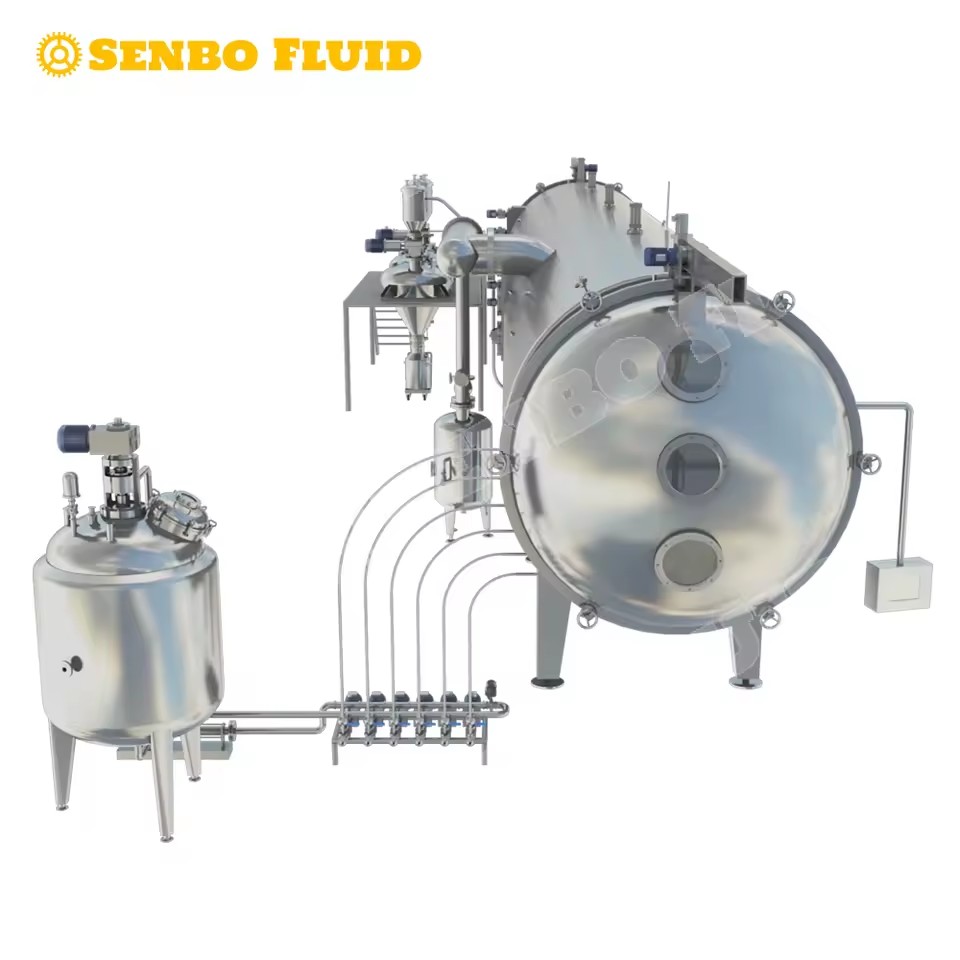 PLC Controlled CE Certified Vacuum Belt Dryer Equipment With Touch Screen Low Temperature Drying for Boswellia Extract