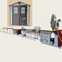 PP Outdoor Tool Shed Equipment PVC Plastic Steel Door Window Profile Extrusion Production Line Zhongnuo Complete Specifications
