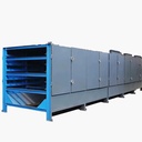 Continuous Coal Briquette Chain Belt Dryer Iron Briquettes Iron Ball Mesh Belt Dryer Steel Dryer Briquette BBQ Mesh Belt Dryer
