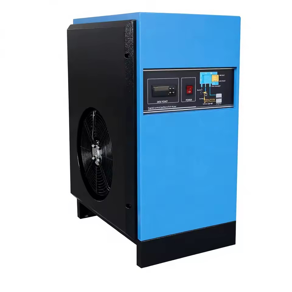 Eirrman Refrigerated Compressed Air Dryer R134a Eco Refrigerant Gas Heating Aluminum Alloy Plate Heat Exchanger Dew Point
