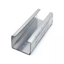 Hot-Rolled Q235 Carbon Steel U-Channel Pattern C Purlin Strut Channel Unistrut Galvanized Steel with Cutting Punching Services