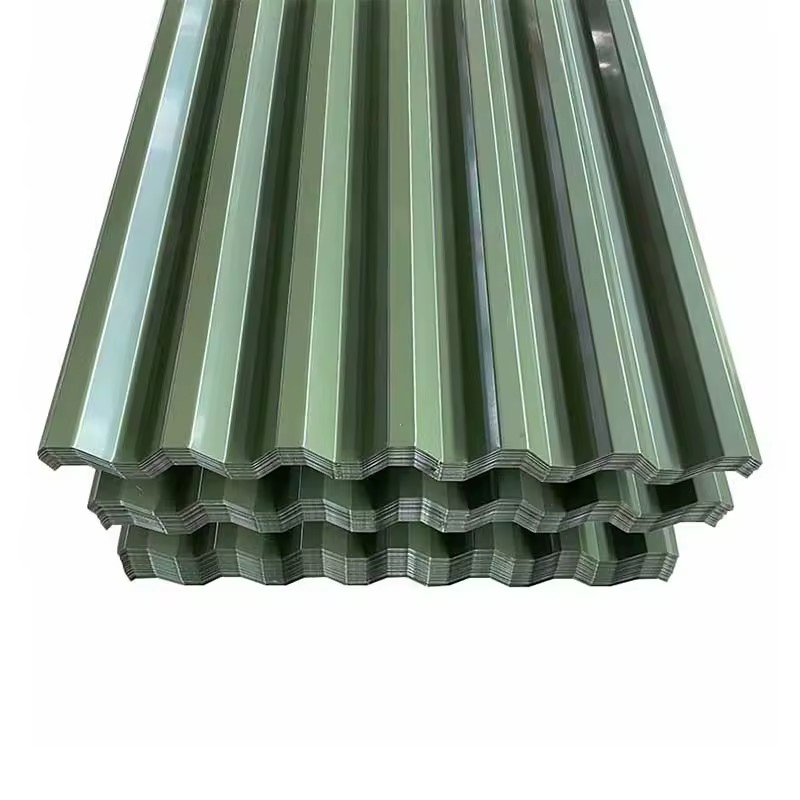 High Quality 0.12mm Red Prepainted Galvanized Ppgi Corrugated Steel Roofing Sheets for Construction