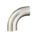 Customized 4.5inch 114.3*2MM SS316L Zinc Plated 90 Degree Internal and External Polishing Sanitary Elbow