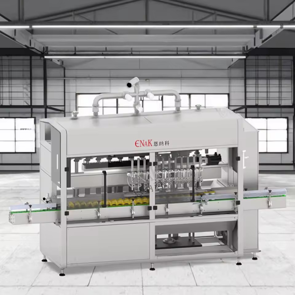 Automatic Eco-Friendly Glass Shampoo Gel Liquid Sauce Bottle Filler Machine for Beverage Juice Filling Line High Productivity