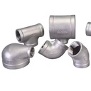 Casting Stainless Steel Pipe Fittings SS 304 316 Pipe Fittings NPT BSPP Threaded Elbow 1/2" 150PSI Cast Tube Elbow Female Elbow