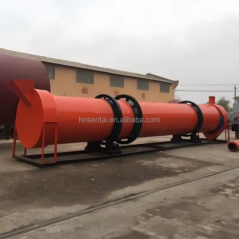 Wear Resistant Automatic Control Single Drum Rotary Drying Machine for Ore Slag Sand Clay Coal Slime Industrial Drying Equipment