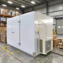 100mm 150mm 200mm PU Sandwich Panel Walk in Cold Storage Room Easy Install Cold Storage Freezer with Solar Power