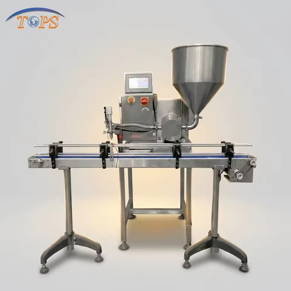 Automatic Rotor Pump PLC Controlled Gear-Driven High-Accuracy Liquid Filling Equipment for Beverage Chemical Easy-Clean Design