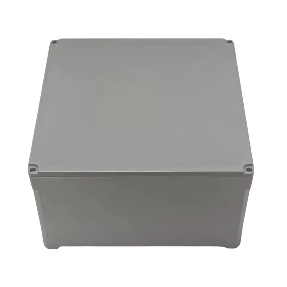 ETL cETL Listed 8x8x4 Gray PVC Junction Box, NEMA 4/4X/6P Square Waterproof Electrical Box