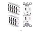 15A 125V US Electrical Plug Power Receptacle Socket Switch U.S. and Canadian Electrical Standard Approved