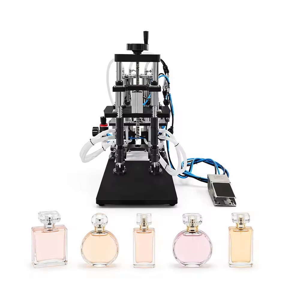 Factory Price Semi-auto Small 2 Heads SUS304 Stainless Steel Perfume Filling Machine Fragrance Filler