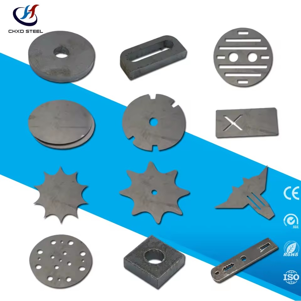 Precision CNC Metal Laser Cutting & Welding Service for Hot Rolled Carbon Steel Plate Sheet Parts Wear Resistant Steel Bending