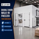 Double Door Walk-in Freezer Cold Room for Food Warehouse with Complete Refrigeration System and Cold Storage