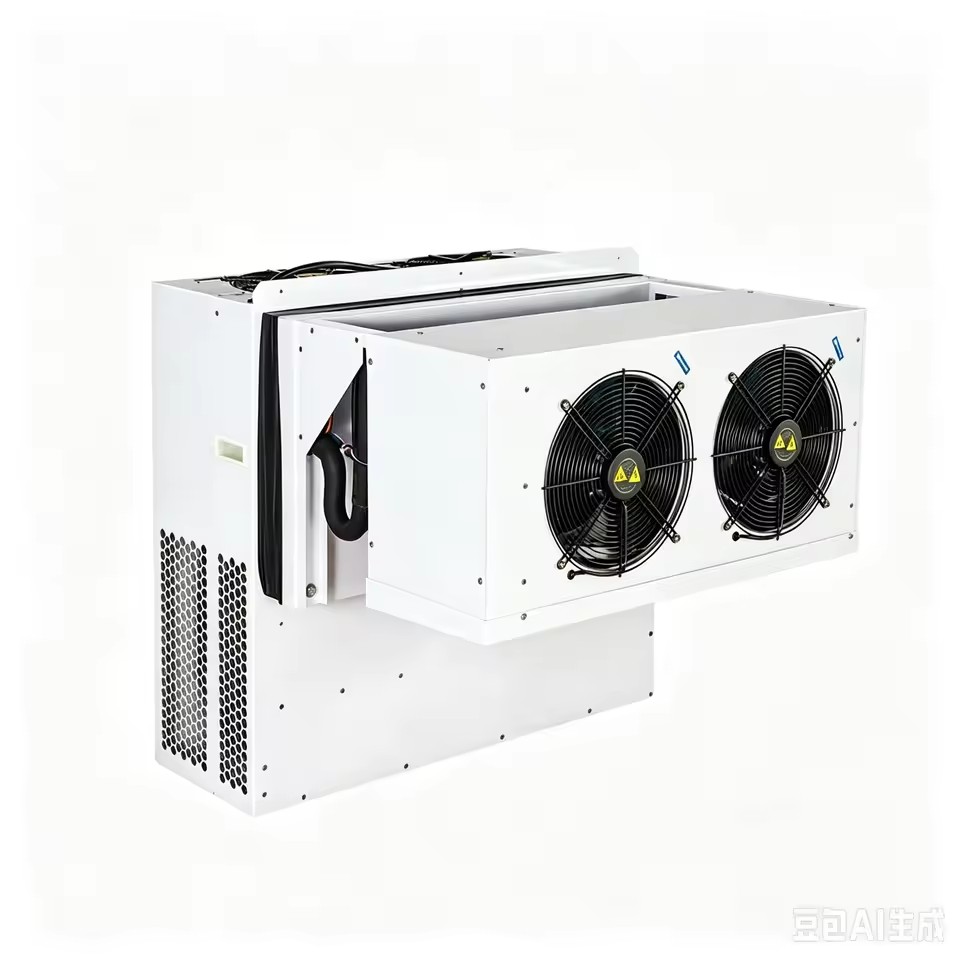 Through Wall Monoblock Cooling Unit, Plug and Play Integrated Refrigeration Equipment for Small Walk in Cooler