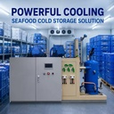 Screw Condensing System with 60Hz Option for Global Refrigeration Projects Frozen Food and Warehouse Cooling