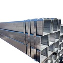 ASTM A500 Hollow Section Galvanized Welded 50*50mm Black Tube A36 Mild Steel Profile Ms Rectangular Tube and Square Pipe